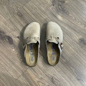 Boston Clog Birkenstock - Oiled Leather Tobacco Brown